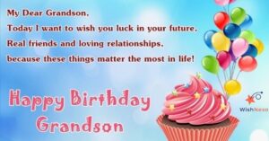 Birthday Wishes For Grandson