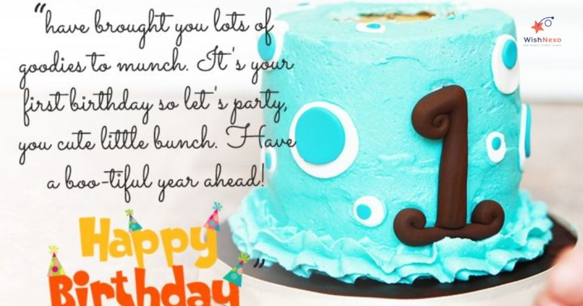 1st Birthday Wishes for My Little Nephew