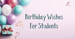 Birthday Wishes For Students in Marathi