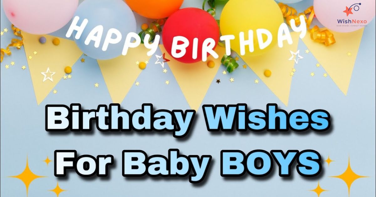 Birthday Wishes for Baby Boy in Marathi