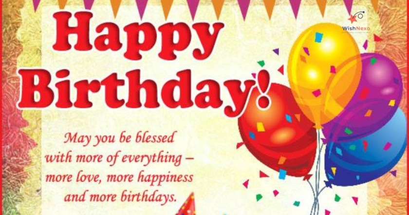 Birthday Wishes from Family Members