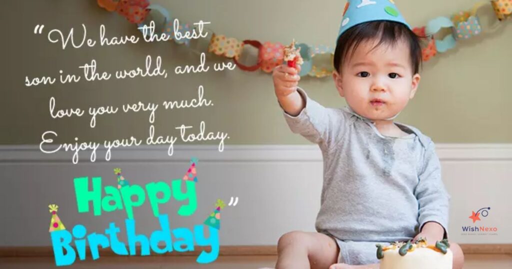Fun & Playful 1st Birthday Wishes for Baby Boy