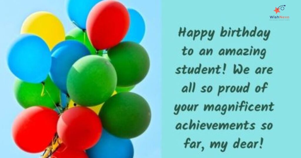 Motivational Birthday Wishes for Students