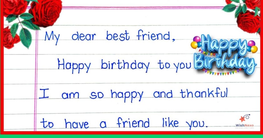 Short Birthday Greetings for Friends
