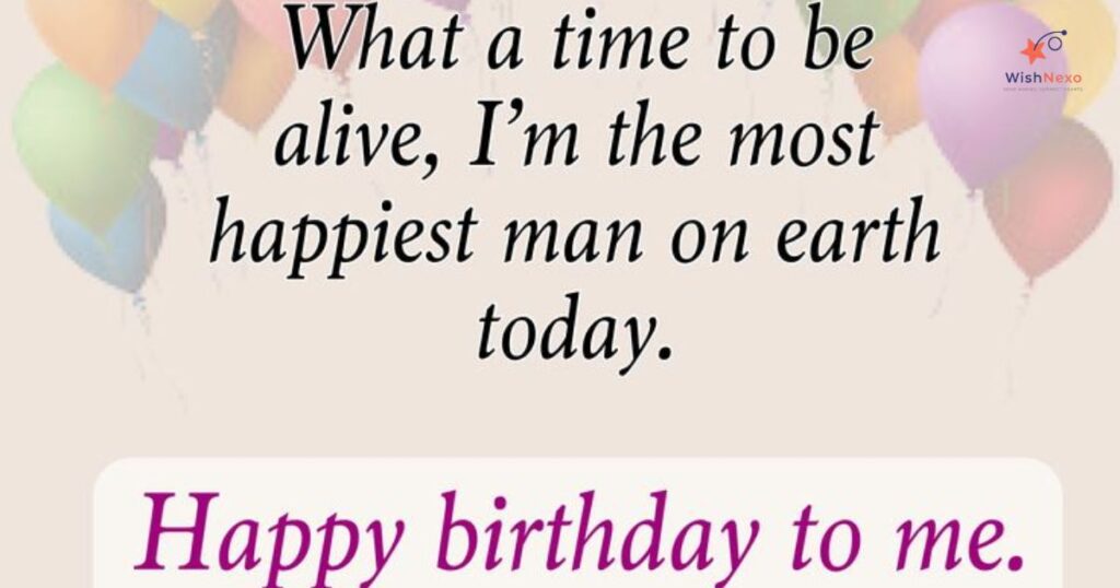  Short Birthday Wishes for Myself
